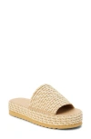 Beach By Matisse Del Mar Platform Slide Sandal In Brown