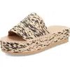 Beach By Matisse Del Mar Sandal In Black Multi In Multi