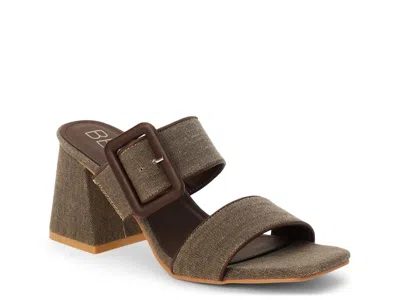 Beach By Matisse Lucy Block Heel Sandal In Brown