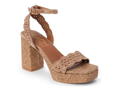 Beach By Matisse Maiden Platform Sandal In Brown