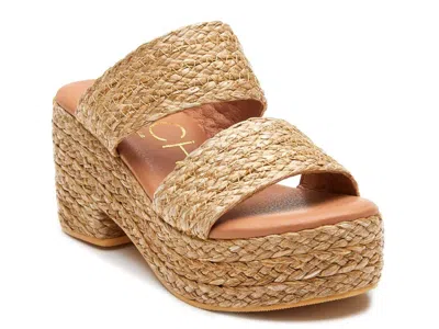 Beach By Matisse Ocean Ave Platform Sandal In Brown