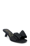 Beach By Matisse Penelope Kitten Heel Slide Sandal In Black