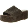 Beach By Matisse Peony Womens Woven Slide Sandals In Brown