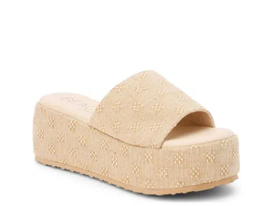 Beach By Matisse Pismo Platform Sandal In Brown