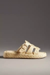 Beach By Matisse Ciao Platform Wedge Slide Sandal In Beige