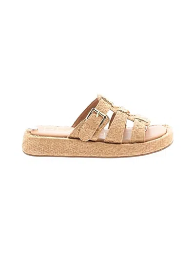 Pre-owned Beach By Matisse Sandals In Gold