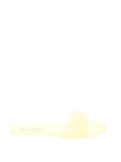 Pre-owned Beach By Matisse Sandals In Yellow