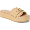 Beach By Matisse Sunda Platform Slide Sandal In Tan