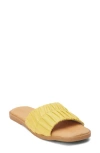 Beach By Matisse Viva Slide Sandal In Yellow