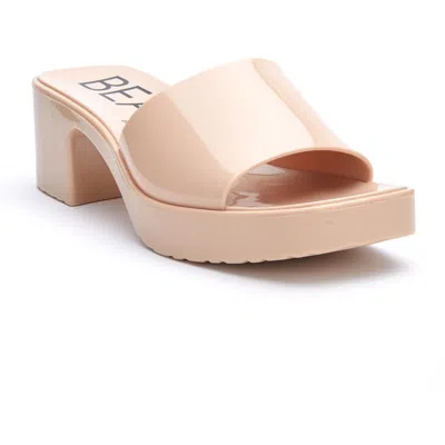 Beach By Matisse Wade Womens Slip On Open Toe Slide Sandals In Pink