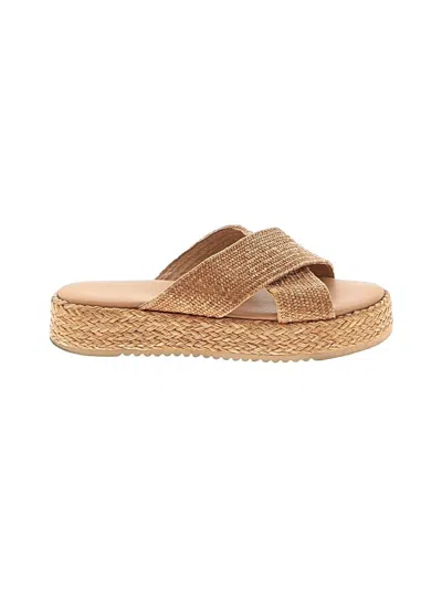 Pre-owned Beach By Matisse Wedges In Tan