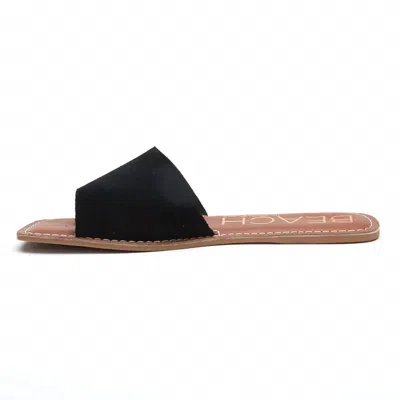 Beach By Matisse Women's Bali Slide Sandal In Black Suede In Multi