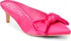 Beach By Matisse Women's Bow Heeled Mule In Hot Pink In Pink