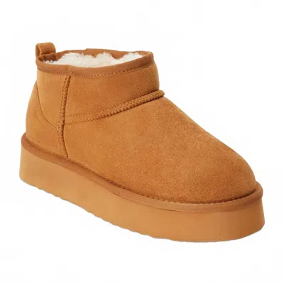 Beach By Matisse Women's Breckenridge Ankle Boot In Chestnut In Pink
