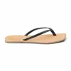 Beach By Matisse Bungalow Flip Flop In Black Lizard