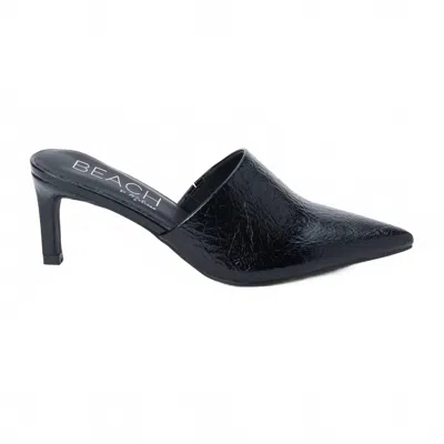 Beach By Matisse Women's Garret Heeled Mule In Black In Blue