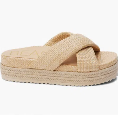 Beach By Matisse Women's Hali Platform Sandal In Natural In Multi