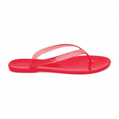 Beach By Matisse Women's Olsen Flip Flop In Cherry Red