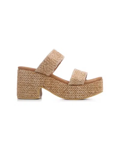 Beach By Matisse Women's Seaview Wedges Platform Sandals In Camel In Neutral