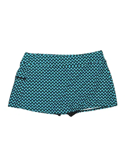 Pre-owned Beach House Active Skort In Teal