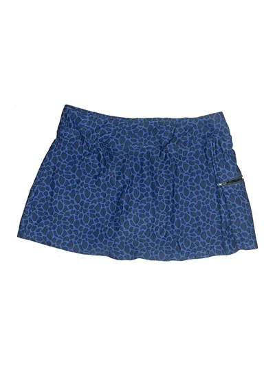 Pre-owned Beach House Casual Skirt In Blue