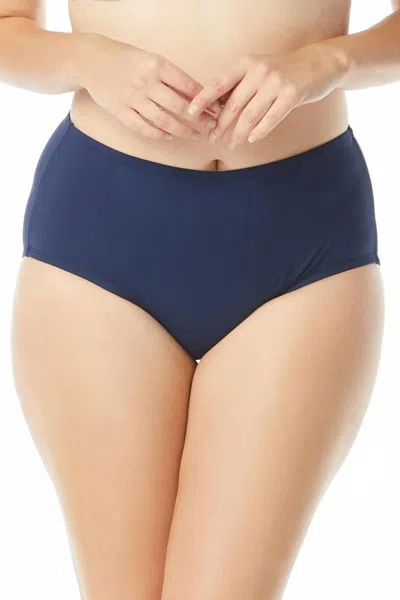 Beach House Chloe High Waist Bikini Bottom In Admiral In Blue
