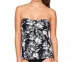 Beach House Nantucket Island Meg A-line Bandini Top In Bch Black In Multi