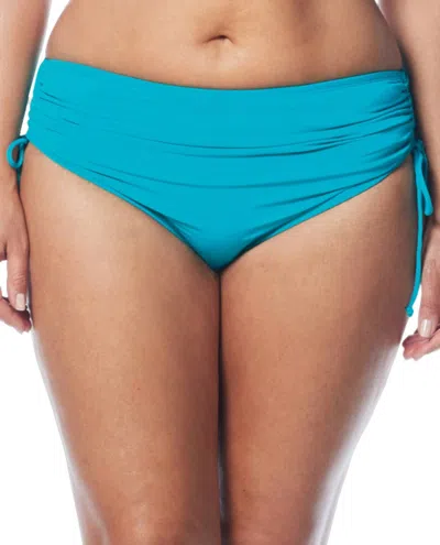 BEACH HOUSE PLUS SIZE ADJUSTABLE TIE BRIEF IN BCH POOL