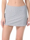 Beach House Samoan Floral Emmal Swim Skort In Blue