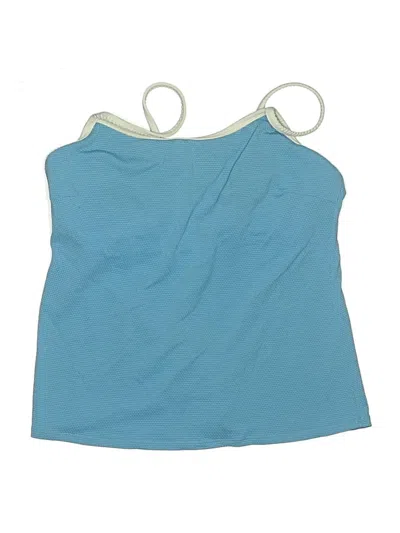 Pre-owned Beach House Swimsuit Top Blue Swimwear