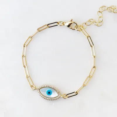 Beach Jewelry Blue Evil Eye Bracelet