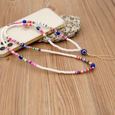 Beach Jewelry Evile Eye Mobile Phone Charm Long Strap