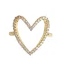Beach Jewelry Open Heart Ring
