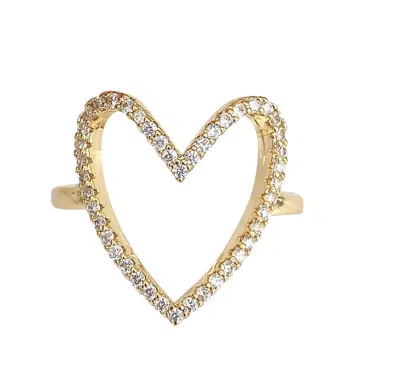 Beach Jewelry Open Heart Ring