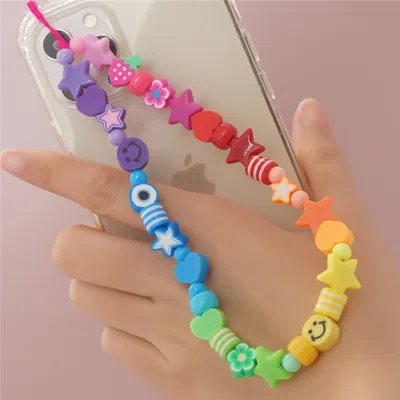 Beach Jewelry Stary Blue Eye Mobile Phone Charm Strap