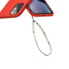 Beach Jewelry White Pearl Love Mobile Phone Charm Strap
