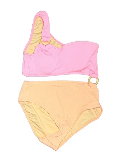 Pre-owned Beach Joy Two Piece Swimsuit In Pink