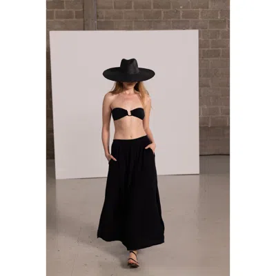 Beach Life By Gottex Resort Midi Swim Cover Up Skirt In Black