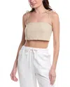 Beach Life Tie Top In Neutral