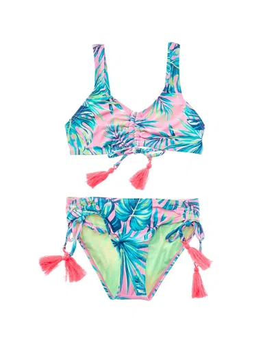Beach Lingo Kids' 2pc Rem Cup Bralette & Hipster Bottom Set In Pink