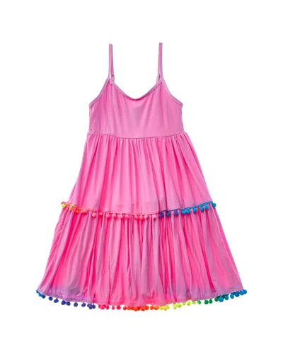 Beach Lingo Kids' Flair Dress In Pink