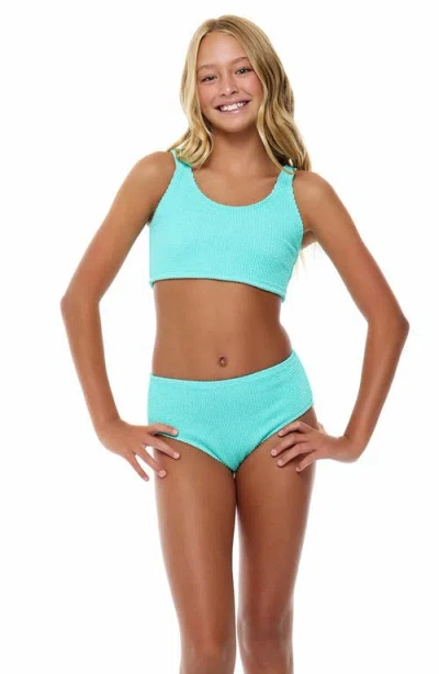 Beach Lingo Kids' Scrunch Two-piece Swimsuit In Island