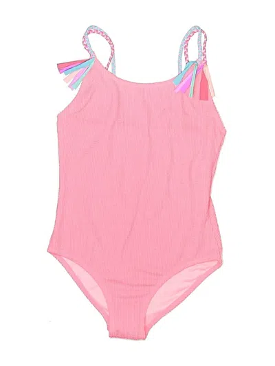 Pre-owned Beach Lingo One Piece Swimsuit In Pink