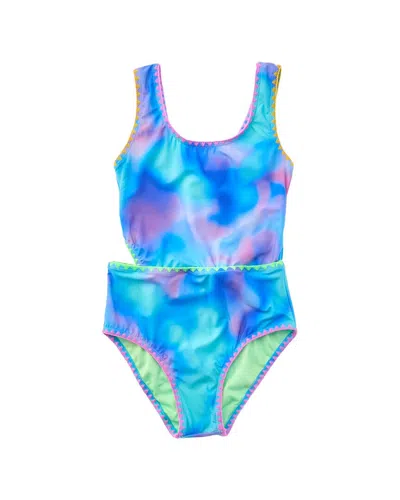 Beach Lingo Rem Cup Cutout One-piece In Blue