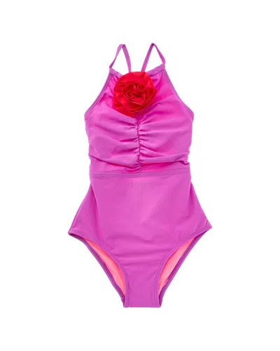 Beach Lingo Rose One-piece In Purple
