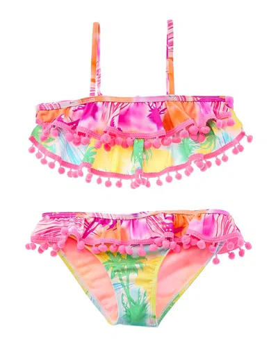 Beach Lingo Kids' Rue 2pc Bikini Set In Multi