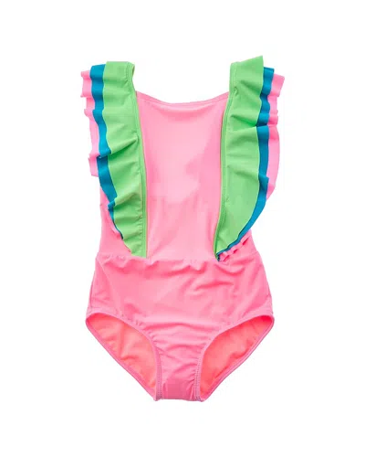 Beach Lingo Kids' Rue One-piece In Pink