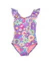 Beach Lingo Ruffle Strap One-piece In Multi