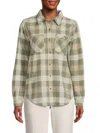 Beach Lunch Lounge Women's Sally Button Front Shirt In Sage Cameo