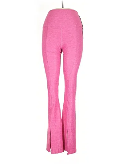 Pre-owned Beach Riot Active Pants In Pink